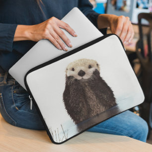 Süßer Otter Tier Meer Laptopschutzhülle