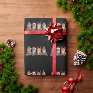 Süßer Otter Weihnachten Lustige Xmas Lichter Tier Geschenkpapier