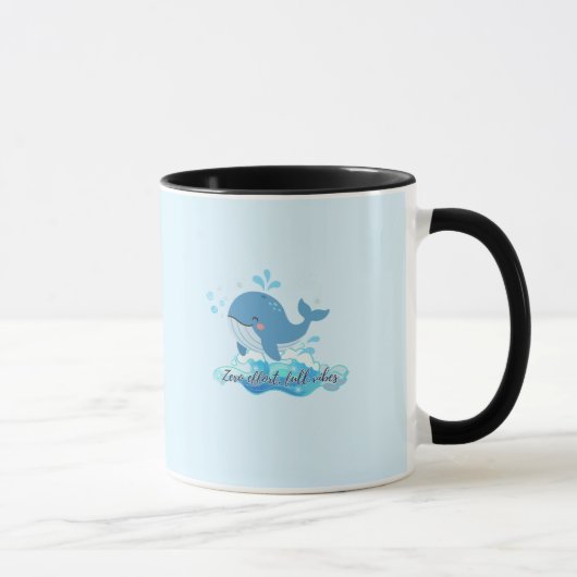 Süßer Ozean-Wal-Becher Tasse (Rechts)