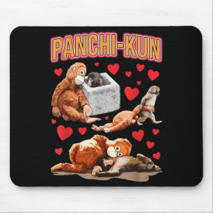 Süßer Panchi-Kun-Baby-Affe, lustiger Affe, witzige Mousepad