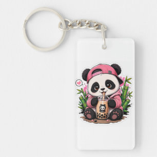 Süßer Panda-Acryl-Schlüsselanhänger Schlüsselanhänger