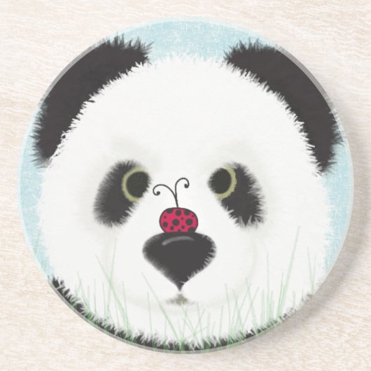 Süßer Panda Bär Getränkeuntersetzer (Vorne)