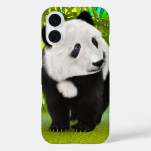 Süßer Panda-Bär Kawaii Tierliebhaber Perfektes Ges iPhone 16 Hülle