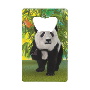 Süßer Panda-Bär Kawaii Tierliebhaber Perfektes Ges Geldkarten Flaschenöffner