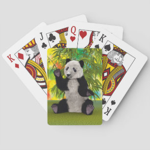 Süßer Panda-Bär Kawaii Tierliebhaber Perfektes Ges Spielkarten