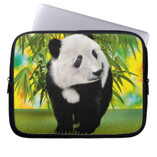 Süßer Panda-Bär-Welpe Kawaii-Tierliebhaber-Geschen Laptopschutzhülle