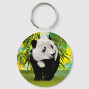 Süßer Panda-Bär-Welpe Kawaii-Tierliebhaber-Geschen Schlüsselanhänger