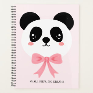 Süßer Panda-Bogen-Planer Planer