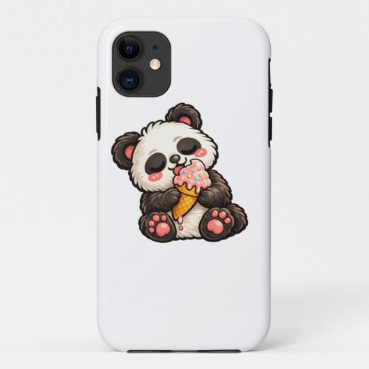 Süßer Panda Eiscreme Case-Mate iPhone Hülle (Rückseite)