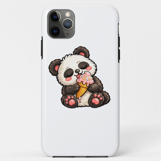 Süßer Panda Eiscreme Case-Mate iPhone Hülle (Rückseite)
