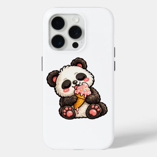 Süßer Panda Eiscreme Case-Mate iPhone Hülle (Rückseite)