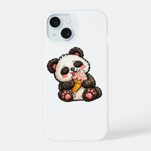 Süßer Panda-Eiscreme iPhone 15 Hülle