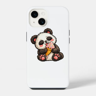 Süßer Panda Eiscreme iPhone 14 Hülle