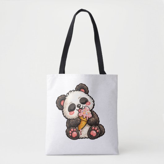 Süßer Panda-Eiscreme Tasche (Vorderseite)