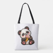 Süßer Panda-Eiscreme Tasche (Rückseite)