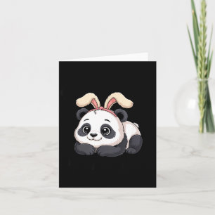 Süßer Panda Hase, irgendein Hase liebt dich  Karte