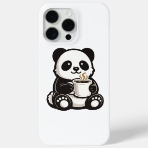 Süßer Panda-Kaffee – Kawaii Panda hält Kaffee Case-Mate iPhone Hülle