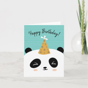 Süßer Panda Karte
