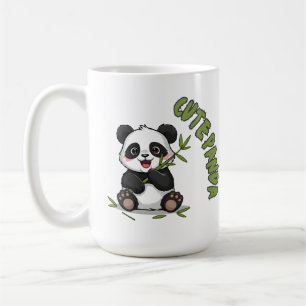 Süßer Panda mit Bambus - Lieblich Kaffeetasse