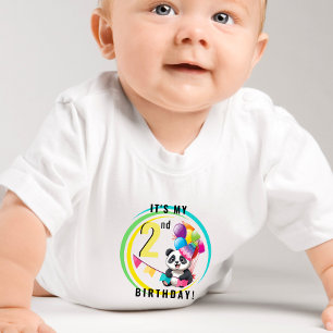 Süßer Panda - Personalisiert Kleinkind T-shirt