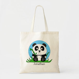 Süßer Panda personalisiert Tragetasche