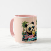 Süßer Panda-Sommer-Mug Tasse (Vorderseite Links)
