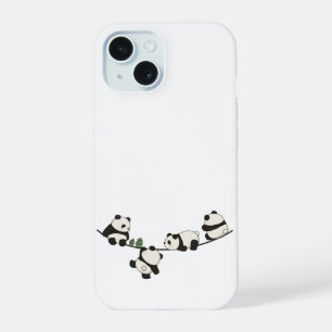 Süßer Panda-Telefon-Schutz Kawaii-Tier-iPhone-Hü iPhone 15 Hülle