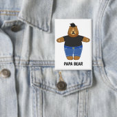 Süßer Papa-Bär Vatertagsgeschenk Spezialtasse Button (Insitu)