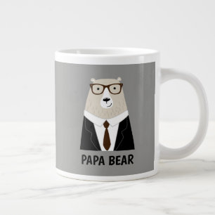 Süßer Papa-Bär Vatertagsgeschenk Spezialtasse Jumbo-Tasse