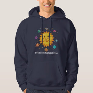Süßer Papa Sonnensystem Stern Weltraum Cartoon Hoodie
