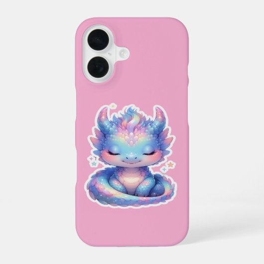 Süßer Pastell-Baby-Drache  iPhone 16 Hülle (Rückseite)