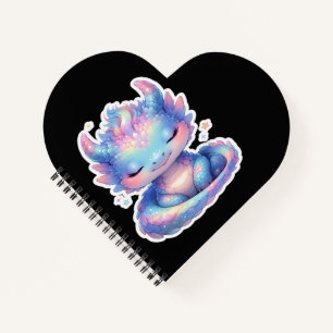 Süßer Pastell-Babydrache Notizblock