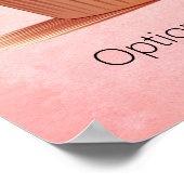Süßer Pastell-Cupcake  Poster (Ecke)