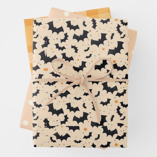 Süßer Pastell-Geist Halloween Geschenkpapier Set (Beispiel)