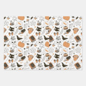 Süßer Pastell-Geist Halloween Geschenkpapier Set (Vorderseite)