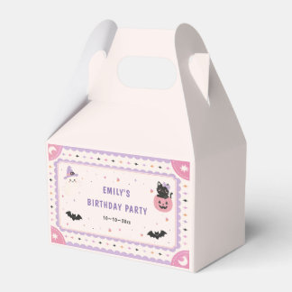 Süßer Pastell-Halloween-Geburtstag Geschenkschachtel