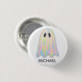 Süßer Pastell-Regenbogen-Geist | Ästhetischer Grus Button (Vorne & Hinten)