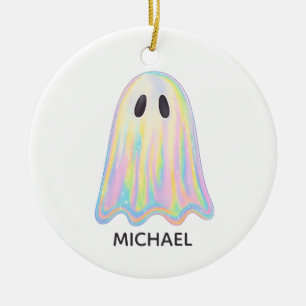 Süßer Pastell-Regenbogen-Geist   Ästhetischer Grus Keramik Ornament