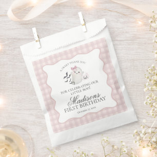 Süßer Pastell-Rosa Geist Geburtstagsdessert Geschenktütchen