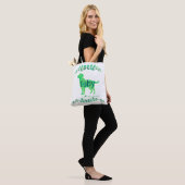 Süßer Pastellgrüner Labrador | Benutzerdefinierter Tasche (Am Model)