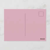 Süßer Patchwork-Kuschel-Bär Postkarte (Rückseite)