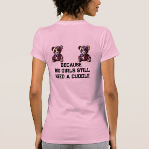 Süßer Patchwork-Schmusebär T-Shirt