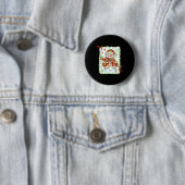 Süßer Patchwork-Schneemann-Bogen Weihnachten Xmas Button (Beispiel)