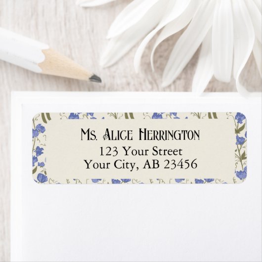 Süßer Pea Blue und Creme (Insitu)