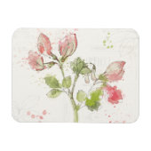 Süßer Pea Wasserfarbe Magnet (Horizontal)