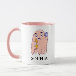 Süßer personalisierter Halloween-Geist Tasse