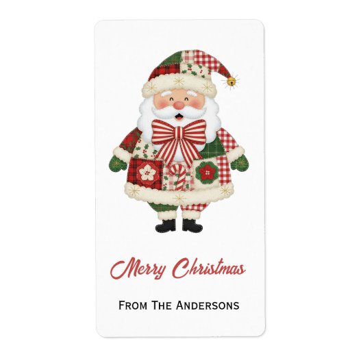 Süßer personalisierter Weihnachtsmann Weihnachtsfe (Vorne)