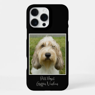 Süßer Petit Basset Griffon Vendeen iPhone 16 Pro Max Hülle