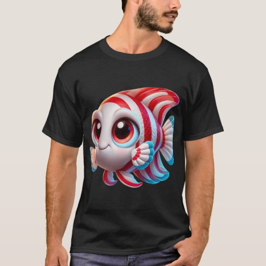 Süßer Pfefferminz-Engelfisch T-Shirt (Vorderseite)