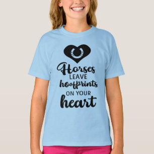 Süßer Pferdeliebhaber Reitsport Pferde Cowgirl Pon T-Shirt
